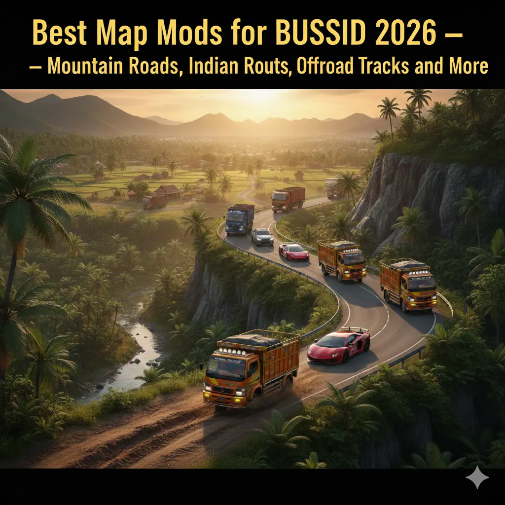 BUSSID Map Mods 1 Map Mods for bussid