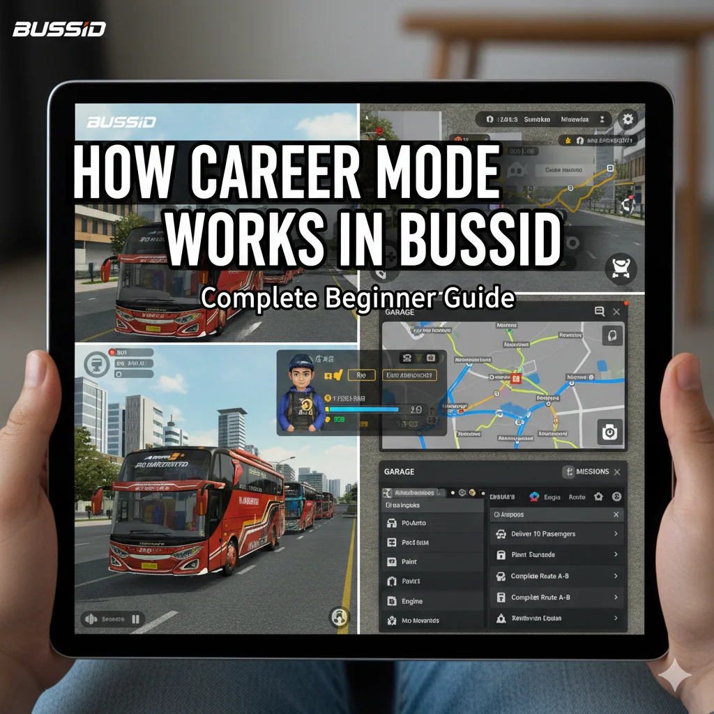 How Career Mode Works in BUSSID – Complete Beginner Guide 2026 1 How Career Mode Works in BUSSID – Complete Beginner Guide for BUSSID Carrer Mode